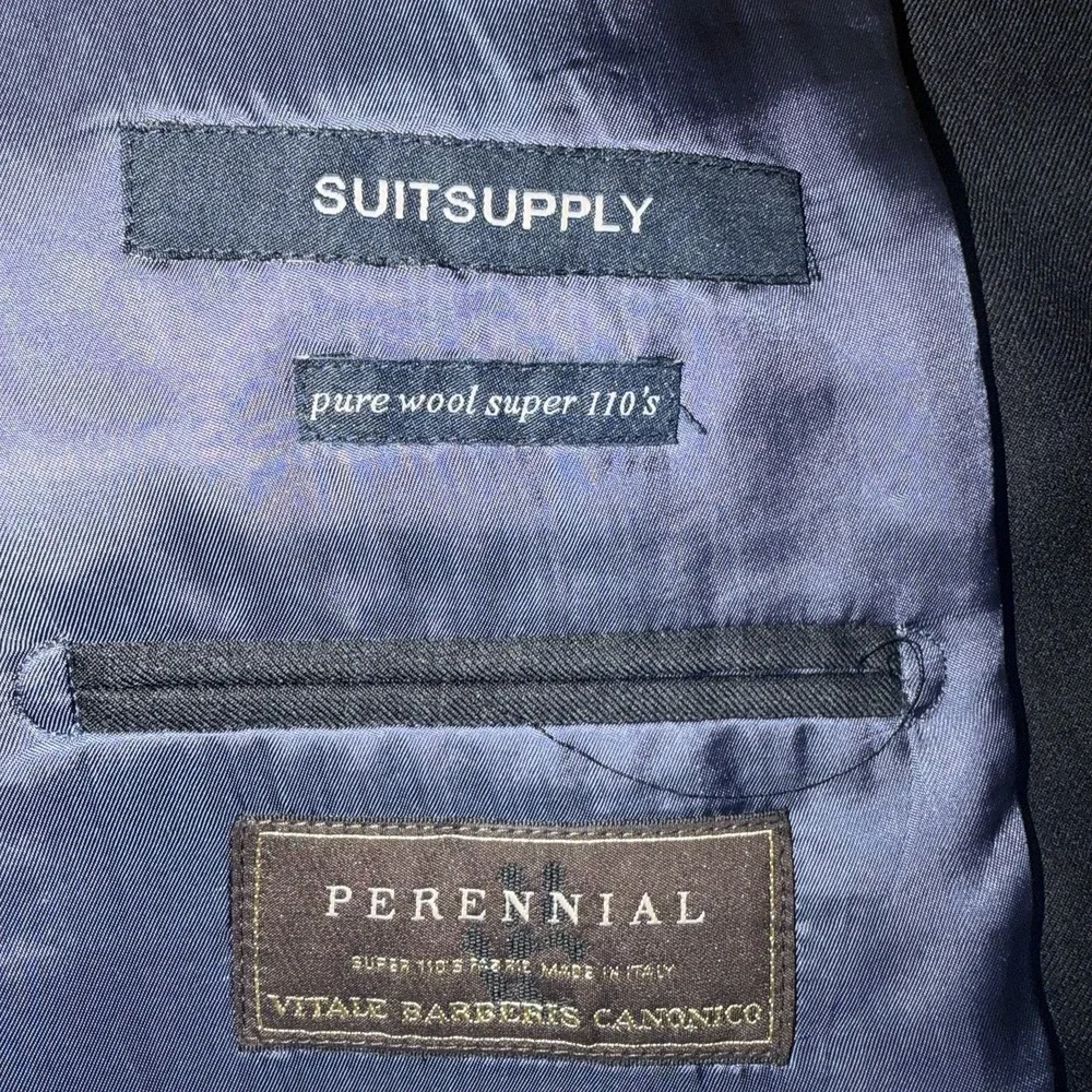 Suitsupply Napoli Blazer 48R(47) Single Breast Vitale Wool 110s Surgeon Cuff